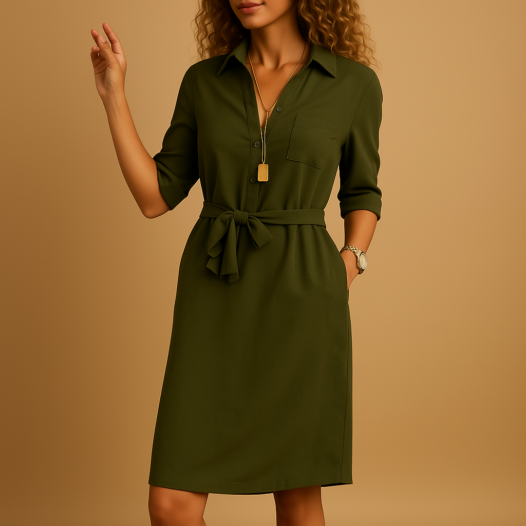 Elegant women’s dress with a modern cut and flattering fit. Perfect for daily wear, office outfits, or an evening out.