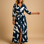 Elegant long summer dress for women with breathable fabric and stylish prints. Ideal for warm days, beach outings, and evening strolls.