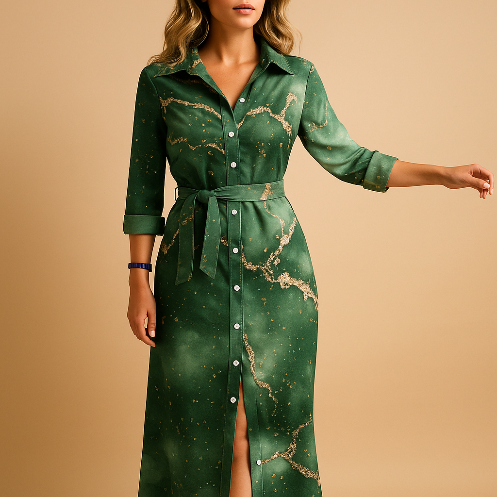 Elegant long summer dress for women with breathable fabric and stylish prints. Ideal for warm days, beach outings, and evening strolls.